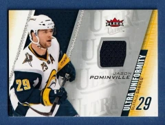 2009-10 Fleer Ultra Uniformity Jersey Jason Pominville #UU-JP